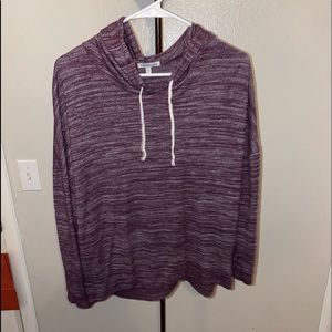 Purple light weight hoodie